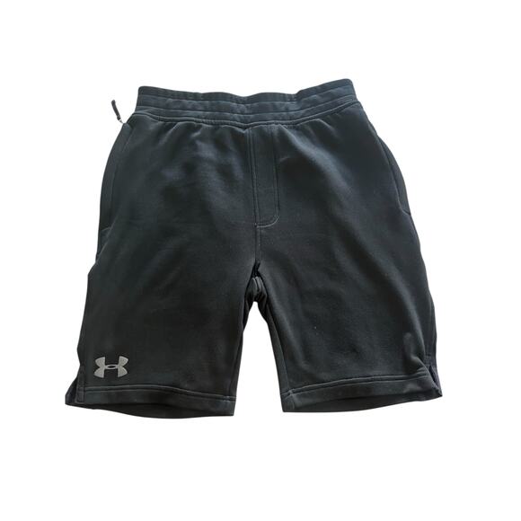 Under Amour Fitted Jogger Shorts Mens Size Medium Black - Picture 1 of 3